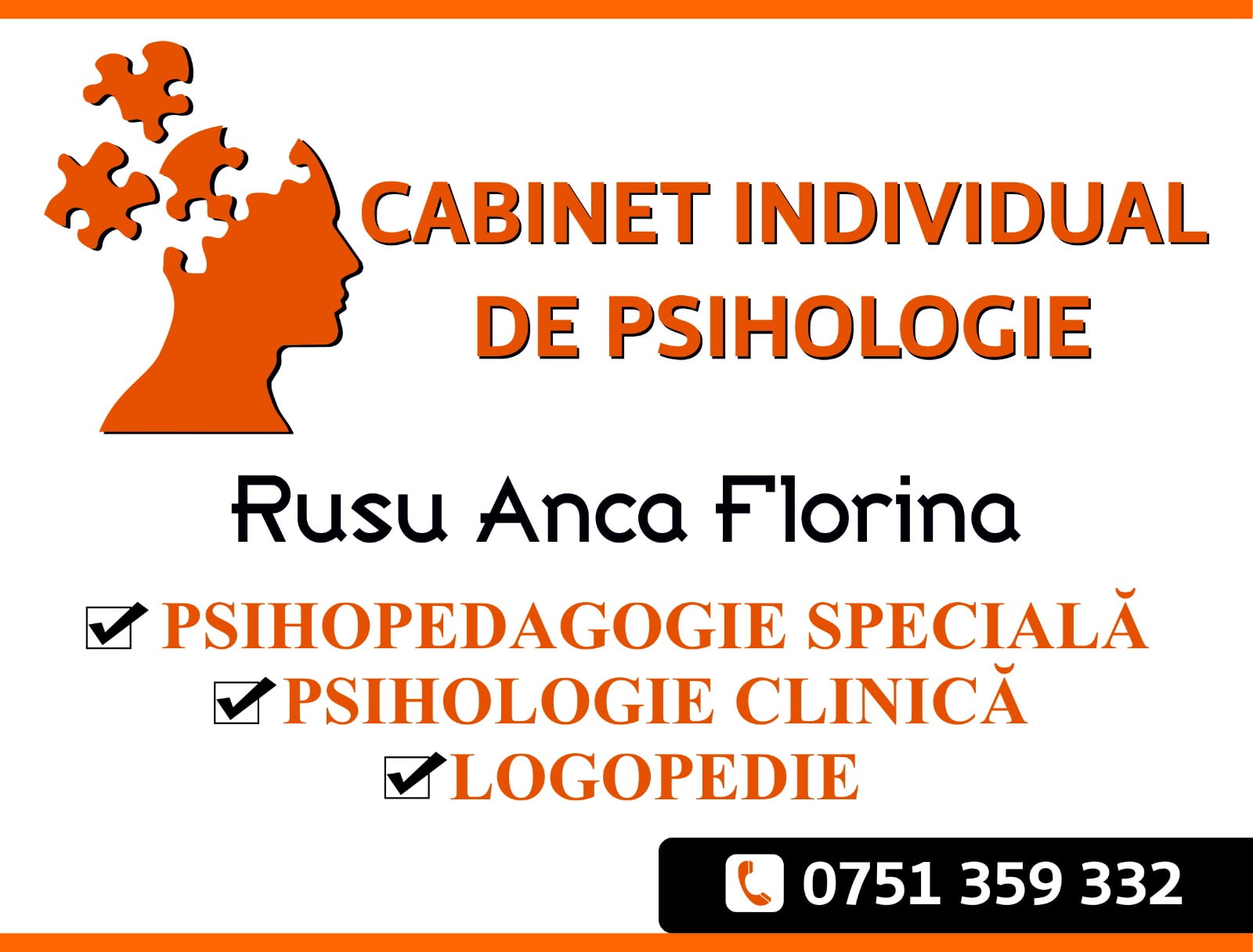 Cabinet Individual de Psihologie Rusu Anca Fălticeni