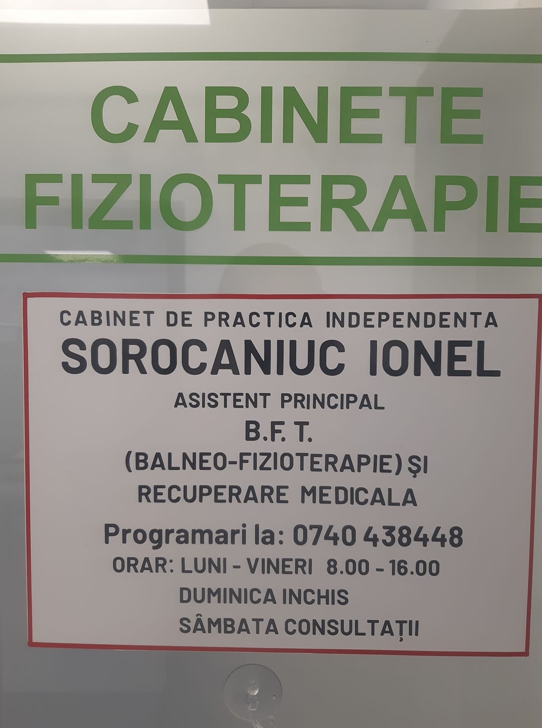 Cabinet balneo-fizio terapie Horodnic de sus